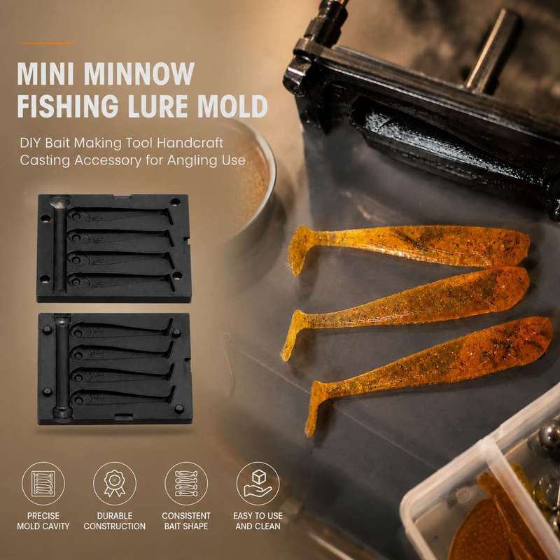 Fishing Lure Making Kit - Mini Minnow Fishing Bait Mold, DIY