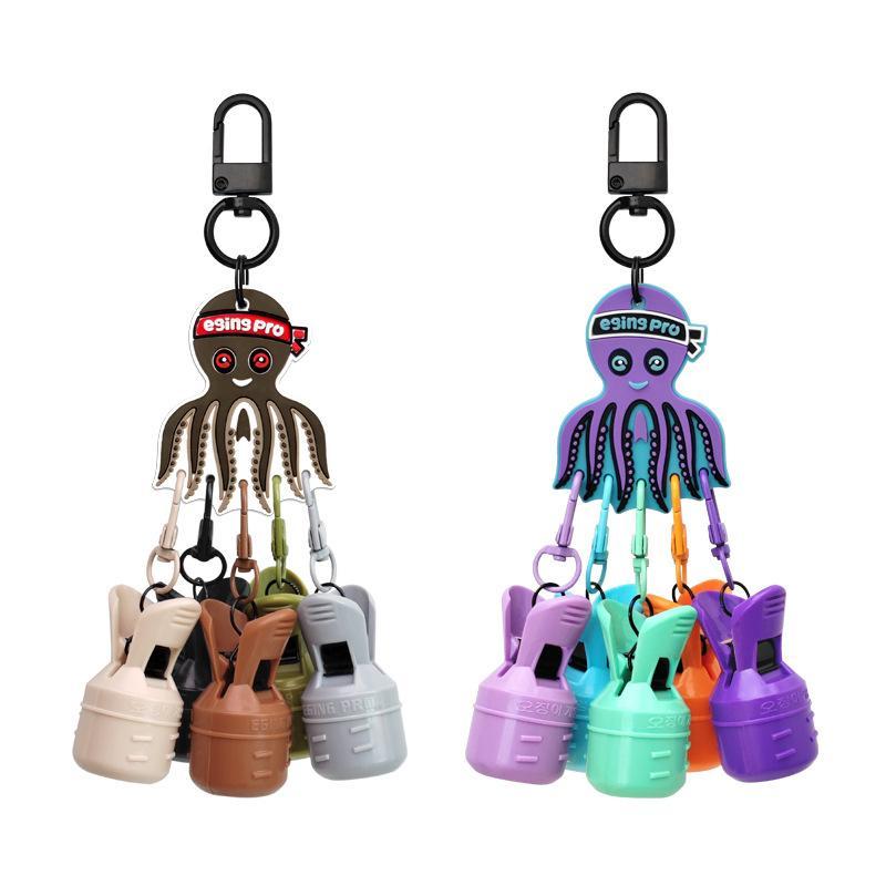 Fishing Lure Jig - 6Pcs/Kits Practical Webfoot Octopus Squid Jig