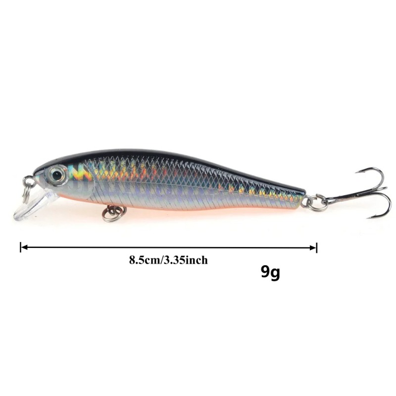 1PCS 8.5cm 9.2g Sinking Minnow - Fishing Lure Jerkbait recension och pris