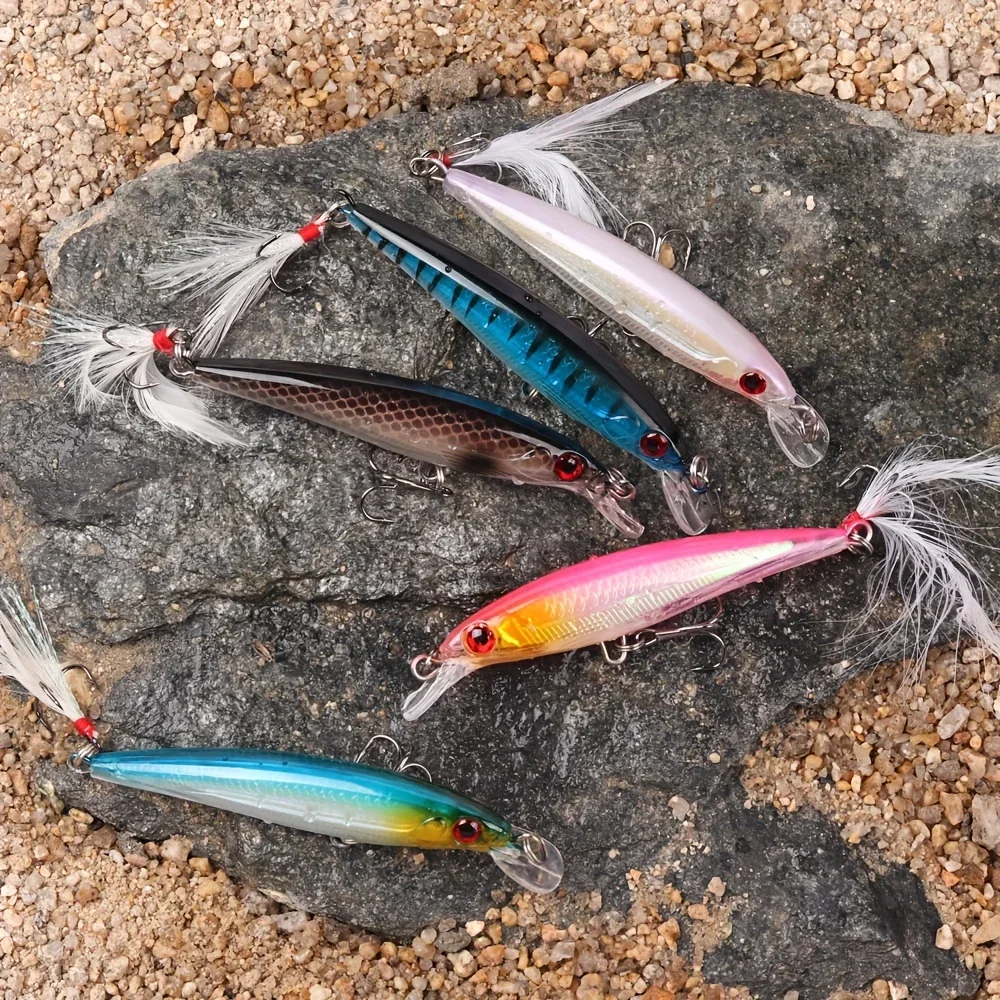 5pcs/box Laser 3D Eyes Bionic  - Fishing Lure Box recension och pris