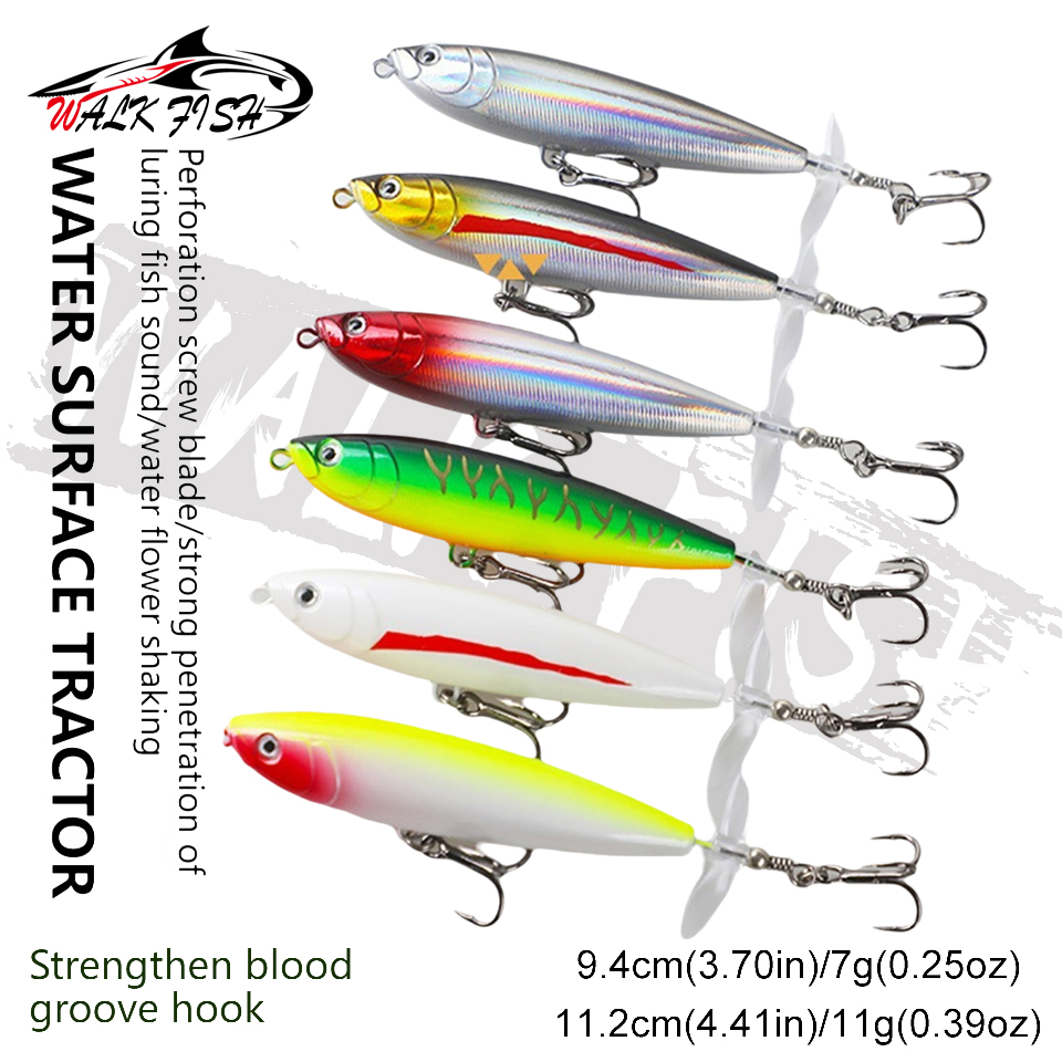 WALK FISH 7g/11g Pencil Bait S - Fishing Lure Topwater recension och pris