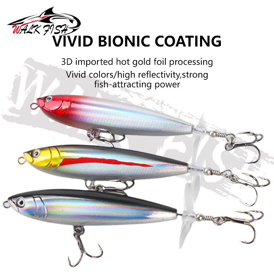 WALK FISH 7g/11g Pencil Bait S - Fishing Lure Topwater recension och pris