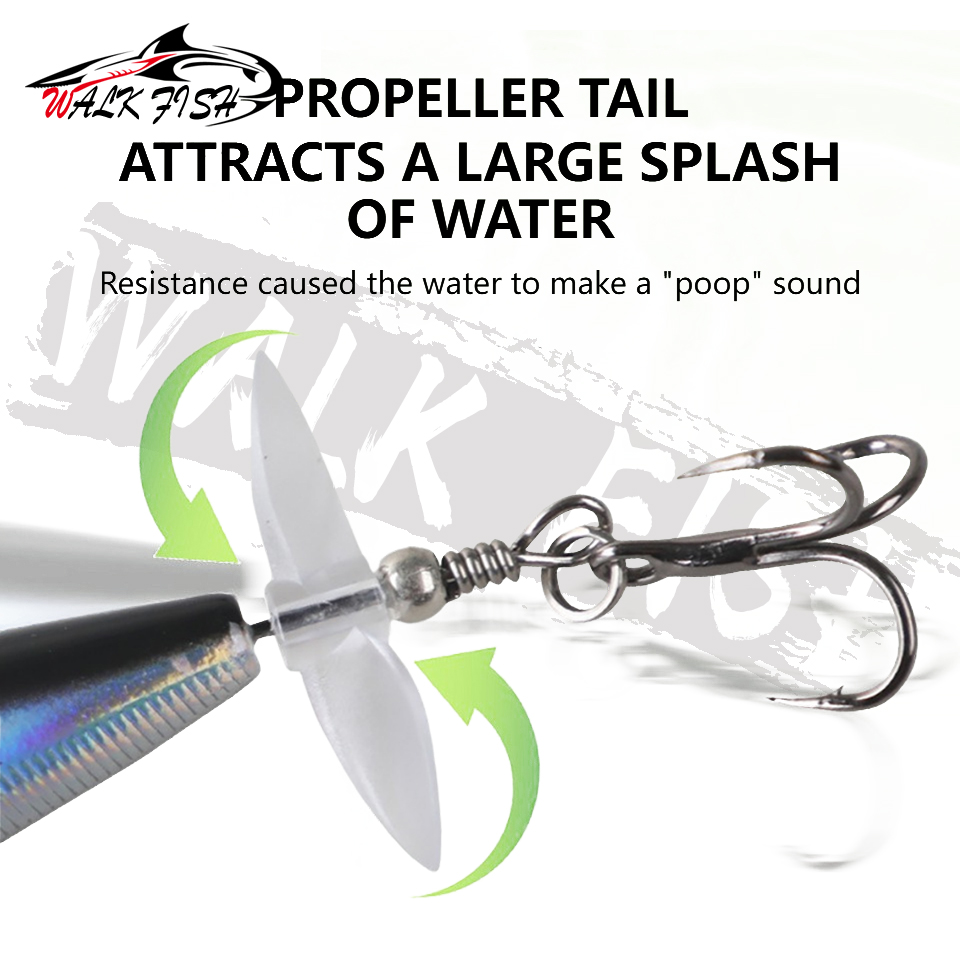WALK FISH 7g/11g Pencil Bait S - Fishing Lure Topwater recension och pris