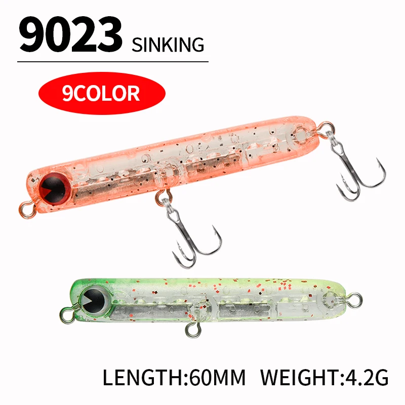 6cm 4.8g Slow Sinking Pencil F - Fishing Lure Jerkbait recension och pris