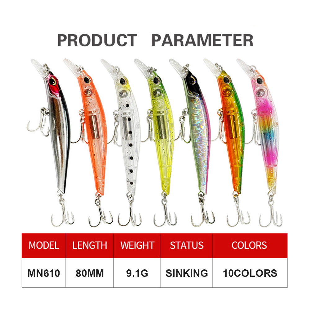 8cm 9.1g Fishing Lures Sinking - Fishing Lure Jerkbait recension och pris