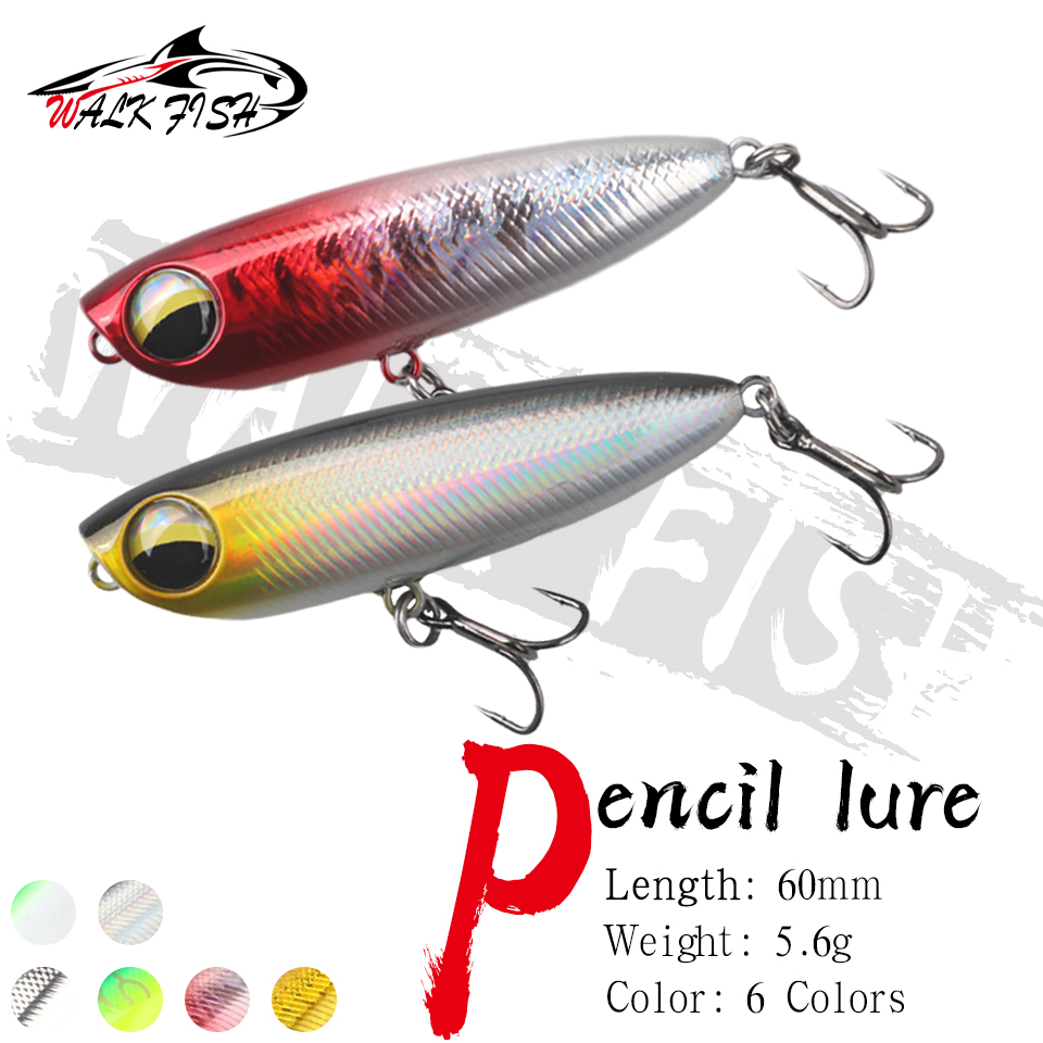 WALK FISH 1Pcs 6cm 5.6g Topwat - Fishing Lure Topwater recension och pris