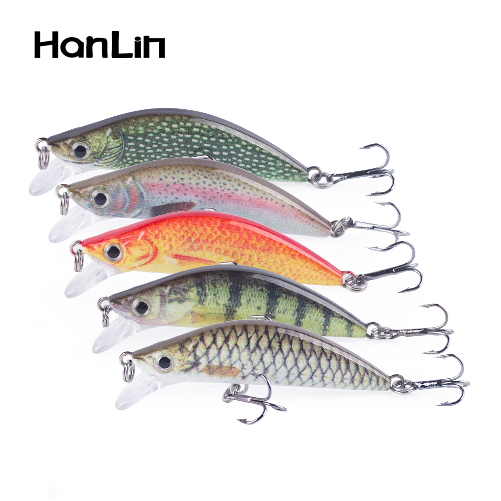 Hanlin Mini Minnow 55mm 5.8g F - Fishing Lure Crankbait recension och pris