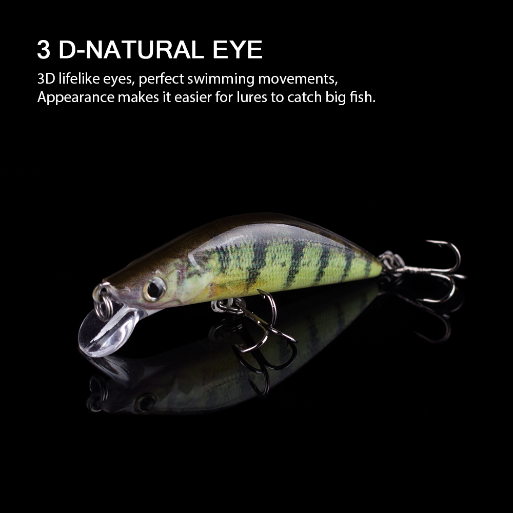 Hanlin Mini Minnow 55mm 5.8g F - Fishing Lure Crankbait recension och pris