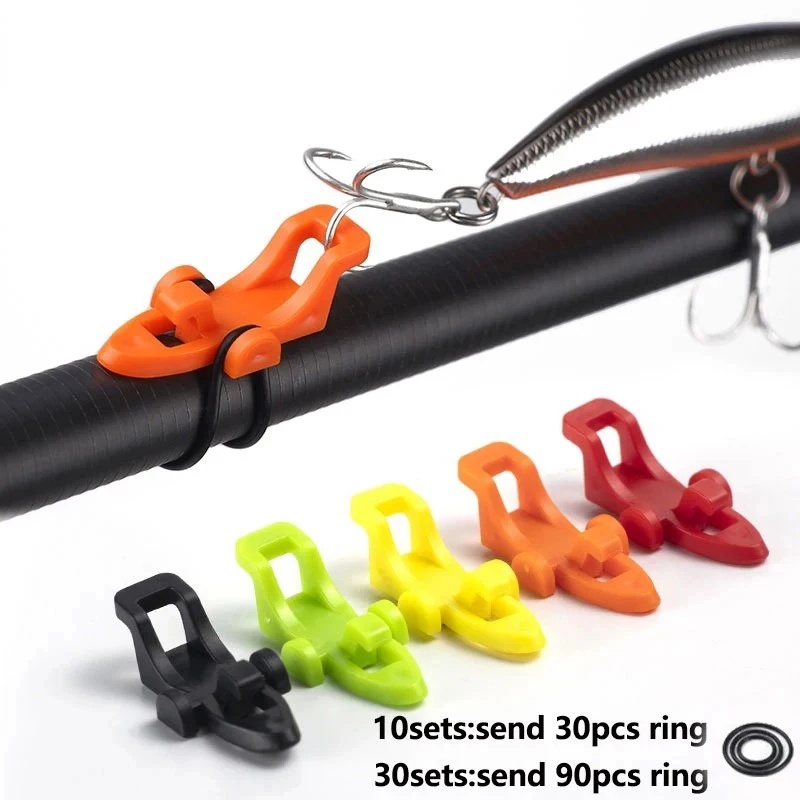 10-20sets Fishing Rod Pole Hoo - Fishing Lure Jig recension och pris