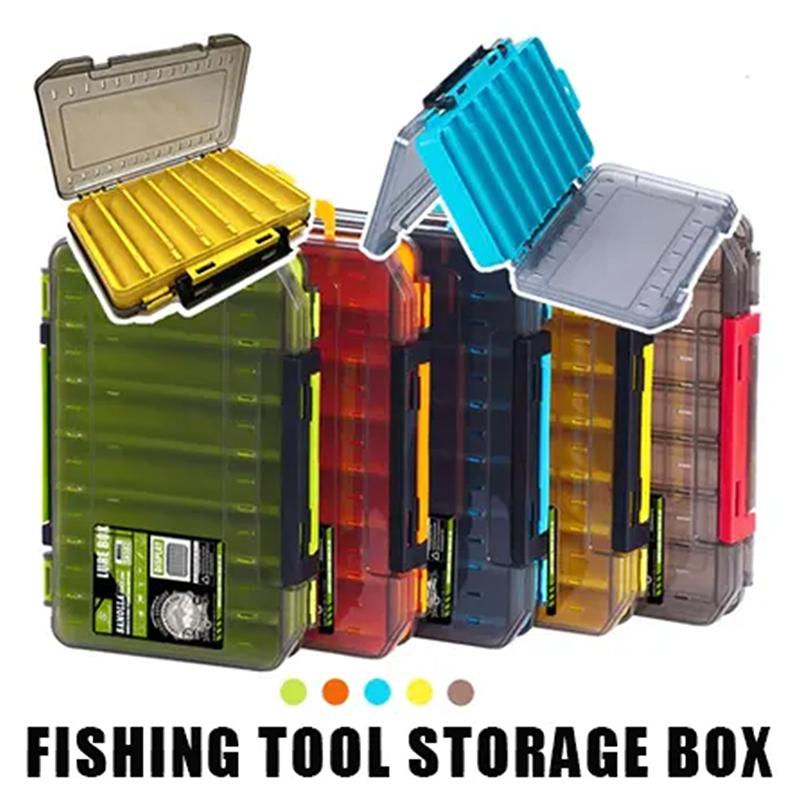 Double-Sided Compact Tackle Bo - Fishing Lure Box recension och pris